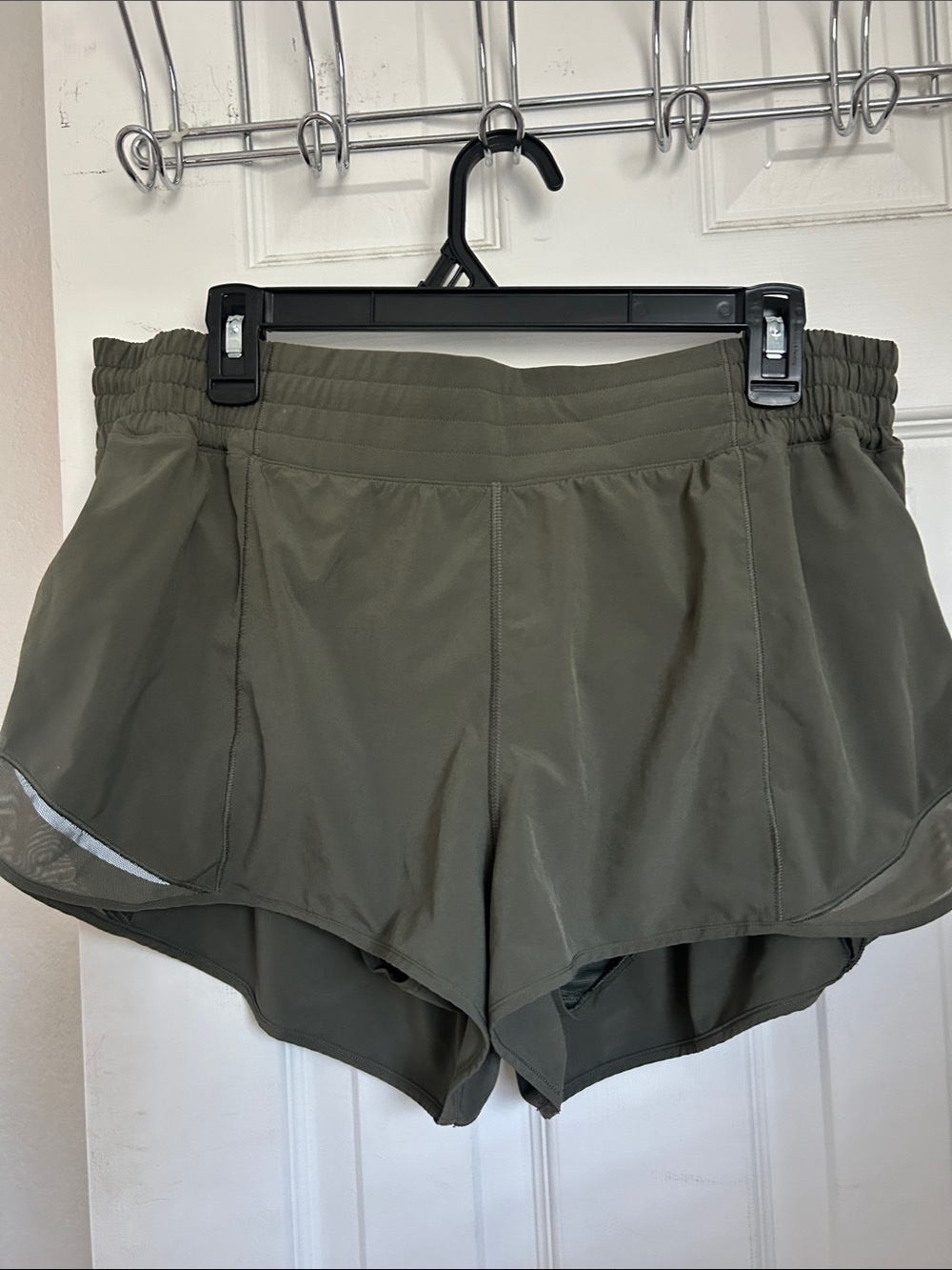 Lululemon Women's Olive Athletic Running Shorts